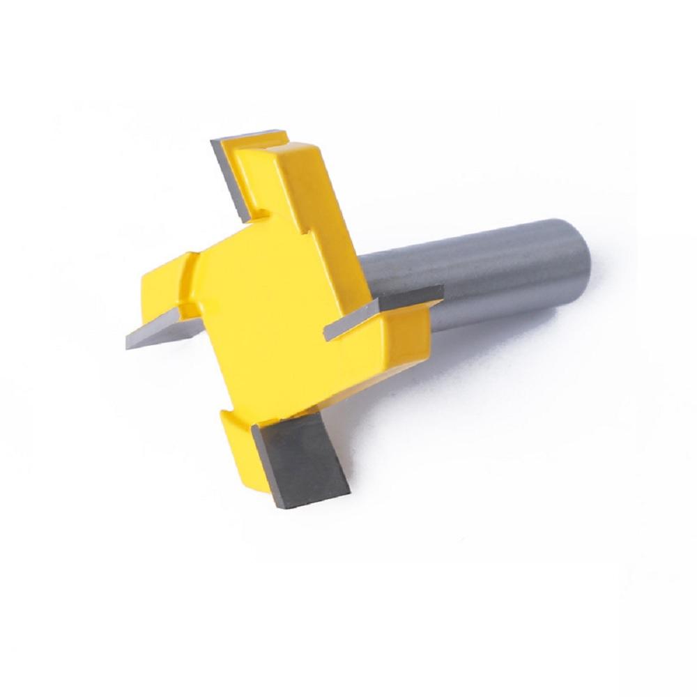 51mm CNC Spoilboard Povrchové Srovnávání Fréza 4 Břity 1/2" 12.7mm Stopka Hoblík