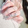 Remote Branch Necklace Women's Light Luxury Niche Design Sense Cross Zircon Stainless Steel Clavicle Chain
