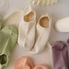 5 Pairs Colorful Ribbed Short Socks, Comfy & Breathable Elastic Ankle Socks, Women'S Stockings & Hosiery