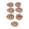 Silicone Body Practice Model Simulation Silicone Ear Eye Nose Mouth Tongue and Belly Button Model for Novice