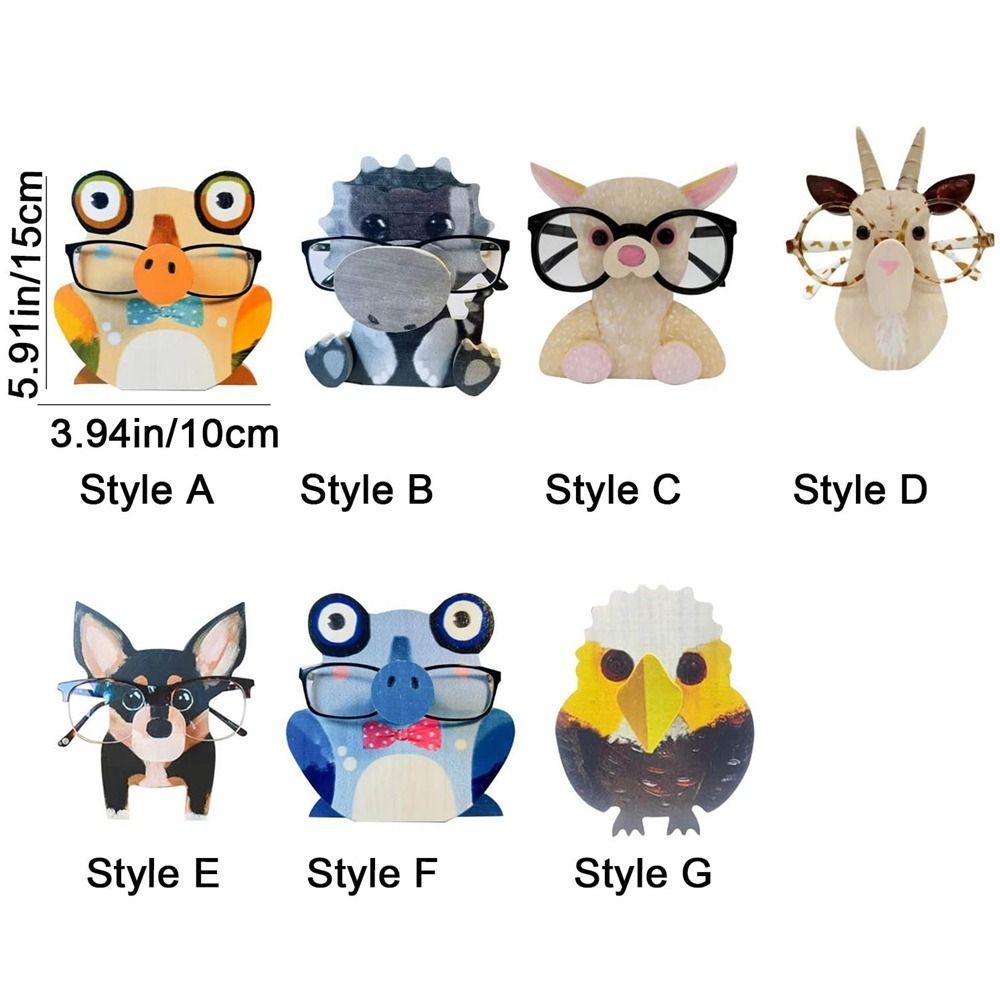 Cartoon Animal Glasses Rack 3D Eyeglasses Show Stand Cute Jewelry Holder Adults