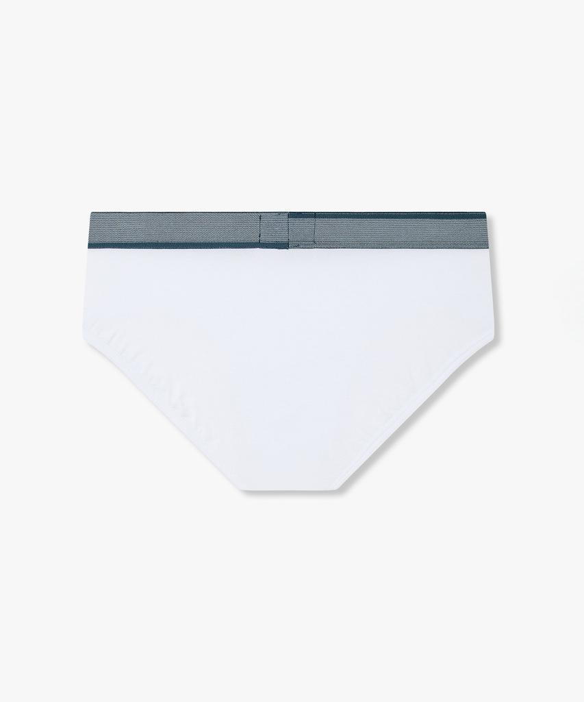 EMPORIO ARMANI UNDERWEAR Men'S Big Eagle Logo Banding Briefs_White 0816111028