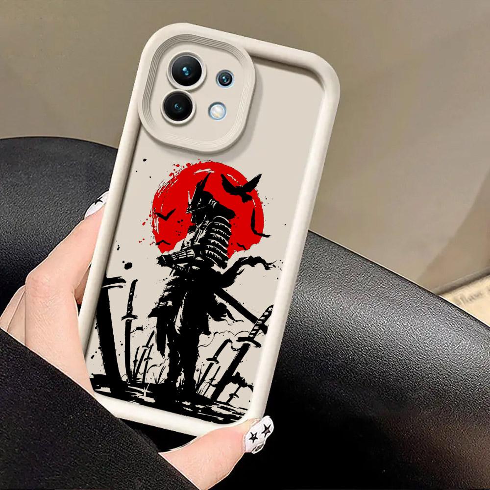 Japanese Vagabond Samurai Red Sun Case For Xiaomi 15T 14T 13T Pro 15 Ultra 17Pro Max Poco F7 X7 X6 F5 M6 M7 Pro Soft Phone Cover