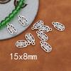 Fu Symbol Ruyi Hollow Pendant Bracelet & Necklace Charms for Clothing and Bags DIY Jewelry