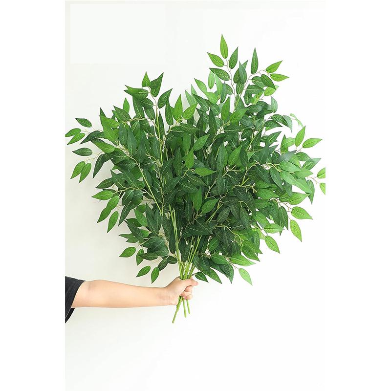 Artificial Date Leaf Green Plant for Indoor Decoration – Fake Flower Ornament for Wedding Bouquets and Accessories