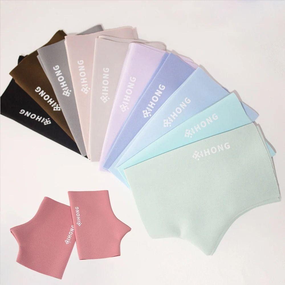 1 Pair Solid Color Wool Fingerless Gloves Women Open Finger Mittens New Nail Art Glove