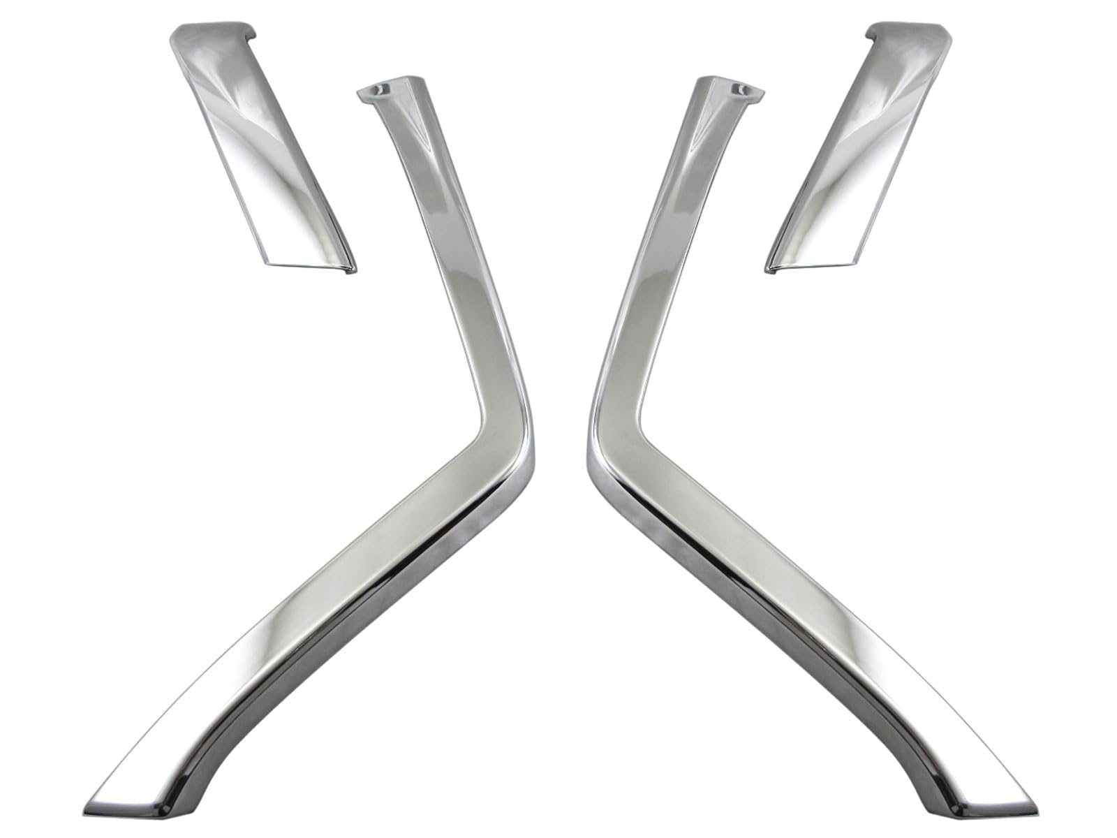 

BRIGHTZ Chrome Front Bumper Garnish for the Alphard Hybrid AYH30W (Pre-facelift) [FRO-ETC-MID-060] AYH30 AYH H30 30 Alphard Hybrid Hybrid