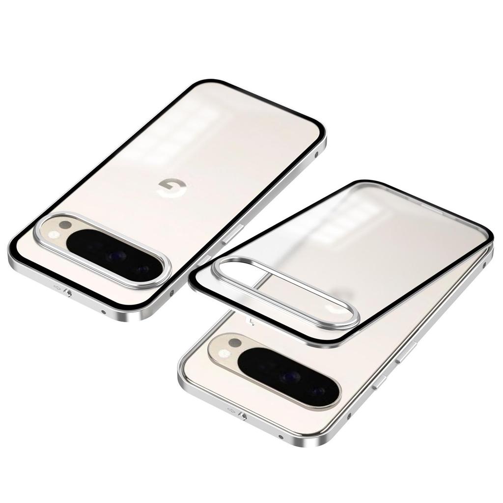 Google Pixel 10 Series Snap-Button Metal Frame Phone Case