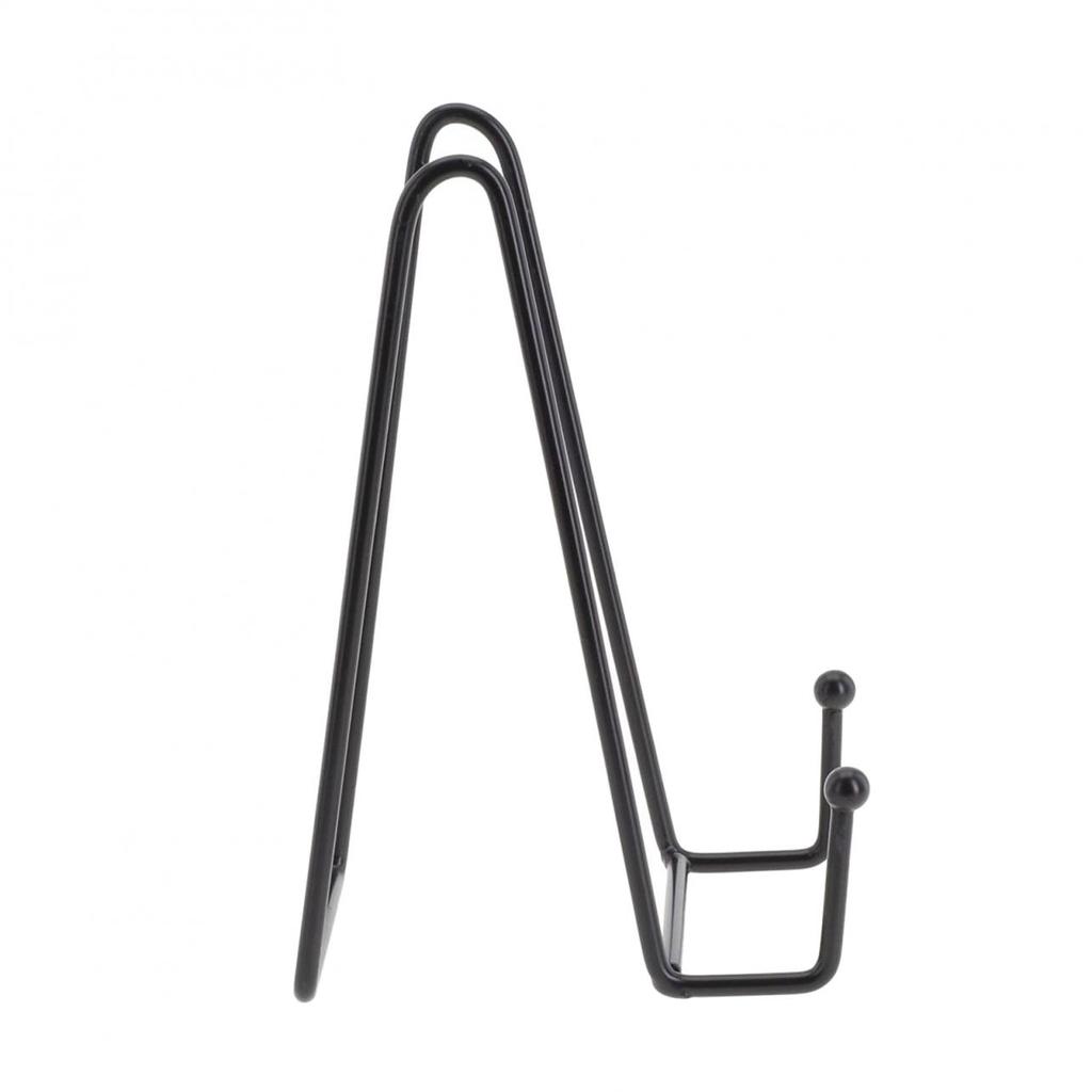 Diy Picture Frame Black Iron Plate Display Stand Rack Easel Storage Stand
