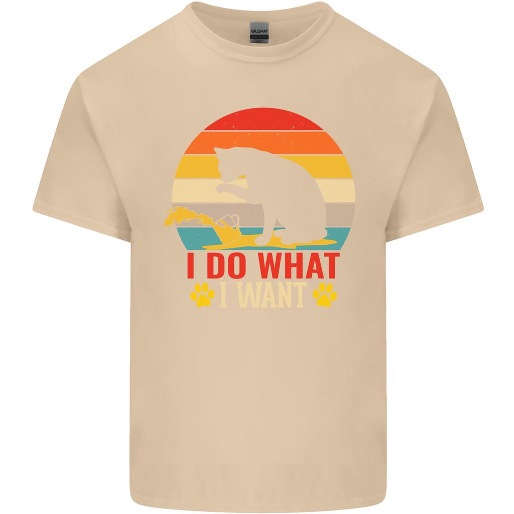 Cat I Do What I Want Funny Kitten Lover Unisexs Light Cotton TShirt