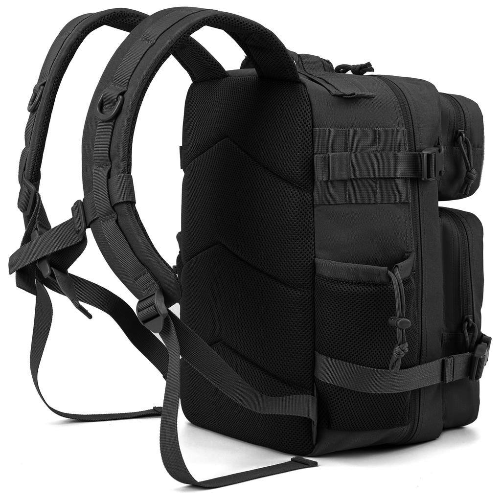 45L Backpack Outdoor Bag Fitness Backpack MOLLE Backpack Women's/Men's Hiking Survival Backpack Men's Dual Cup Holder