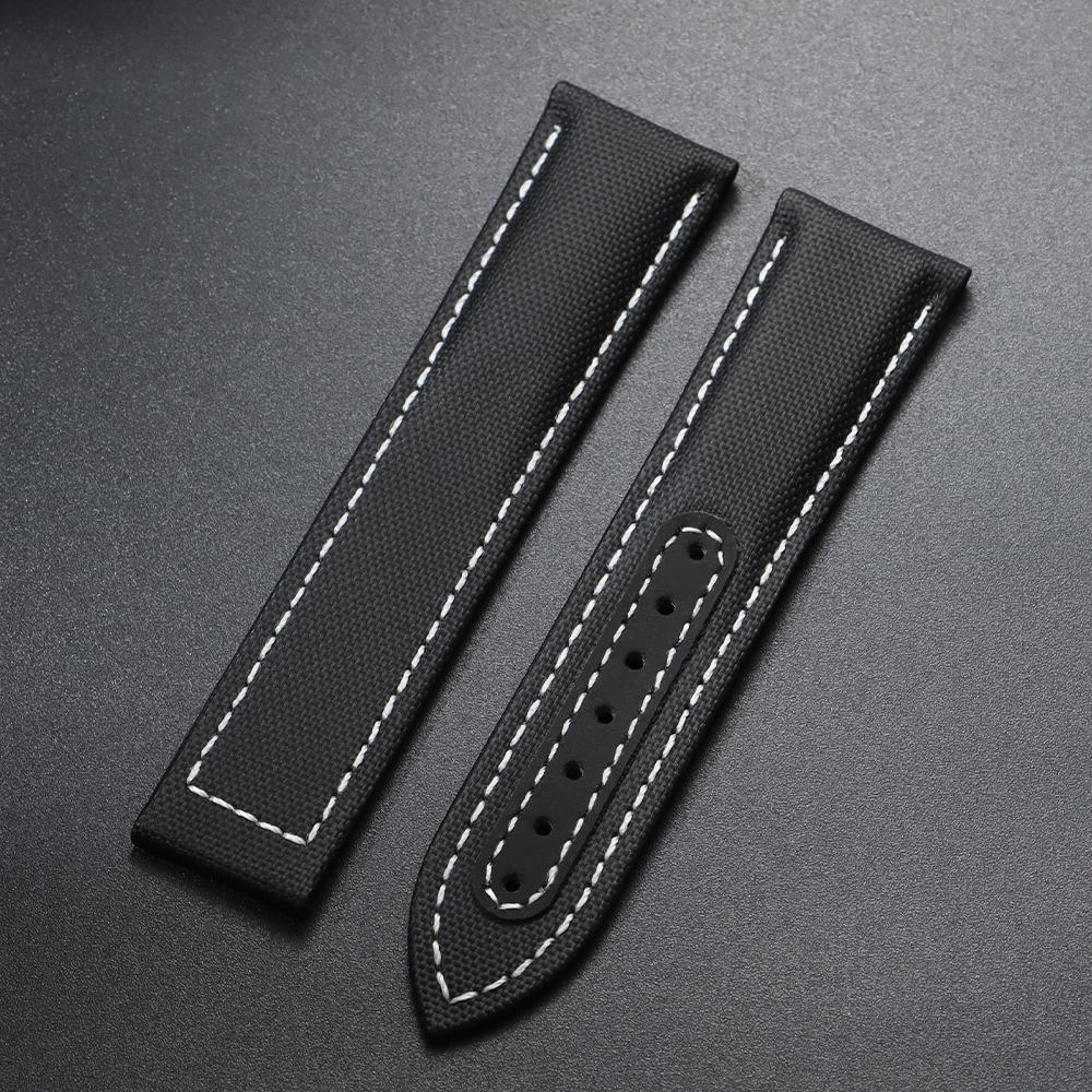 

20mm22mm Nylon Watchband for Omega Seamaster 300 Waterproof Canvas Fabric Watch Strap for Men Women Waterproof Watch Accessories 20mm
