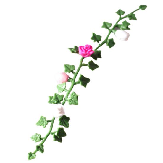 

Цветочная лоза, миниатюрное моделирование, декоративные ПВХ кукольный домик, садовая сцена, украшения для декора