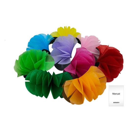 9Pcs Flower Magic Trick Props for Beginners Easy to Use Street Stage Magician Toy Set Colorful Magic Tricks Portable Magic Set