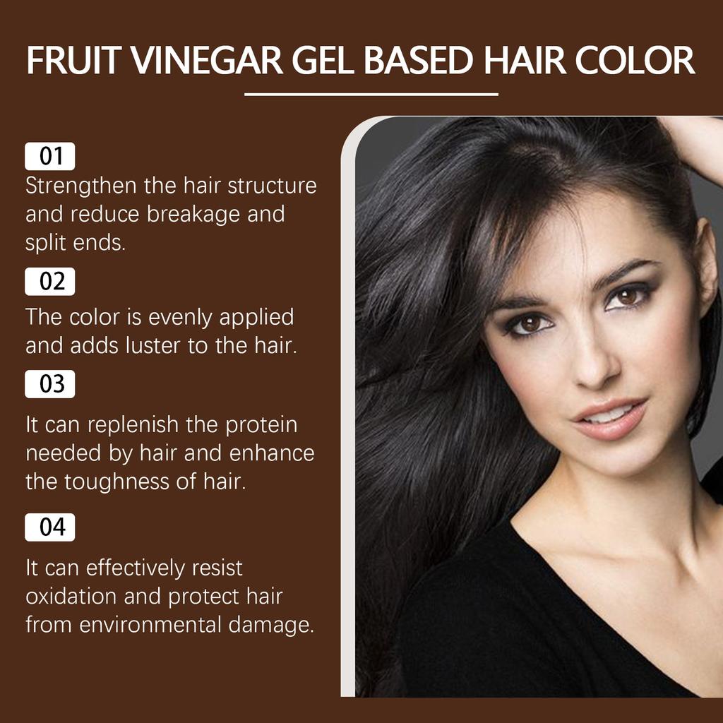 Coloring Cream Plant Extracts Care Long-lasting Color Development Healthy Hair Dyeing Long-lasting Refreshing And Soft.