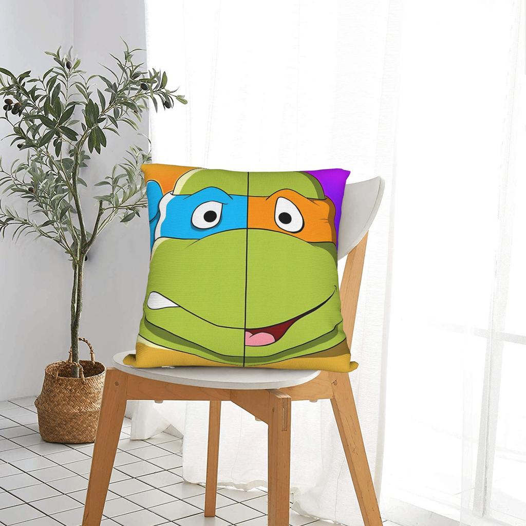  T-Teenage M-Mutant Ninja Turtles Pillow Case  Funny Pillow Cover Print Pillowcases For Sofa Car Home Decor