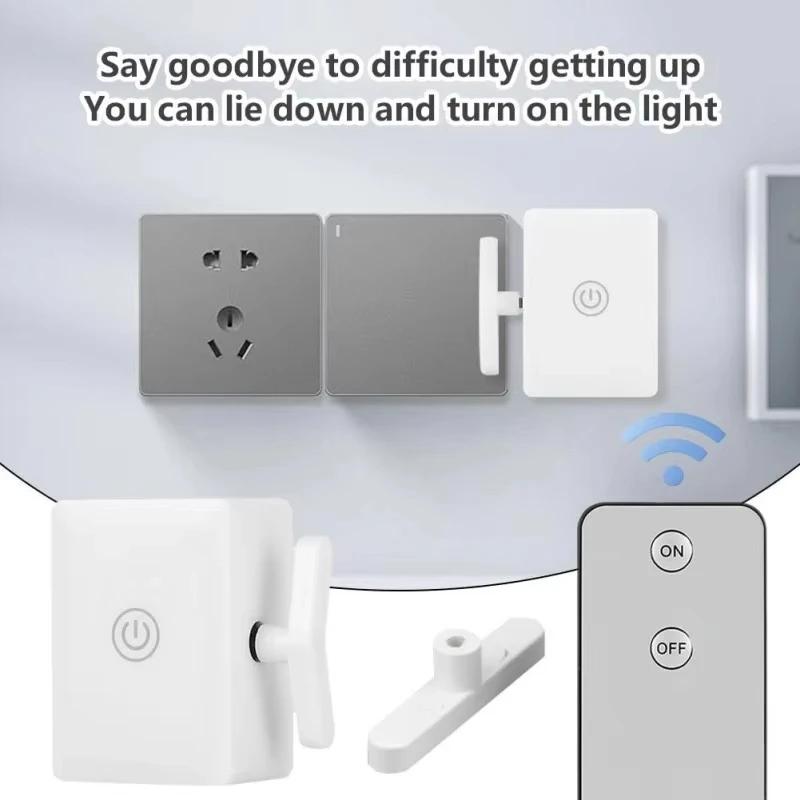 Wireless Control Light Switch Off Tool Automatic Button Pusher Intelligent USB Rechargeable Lazy Remote Control Switch