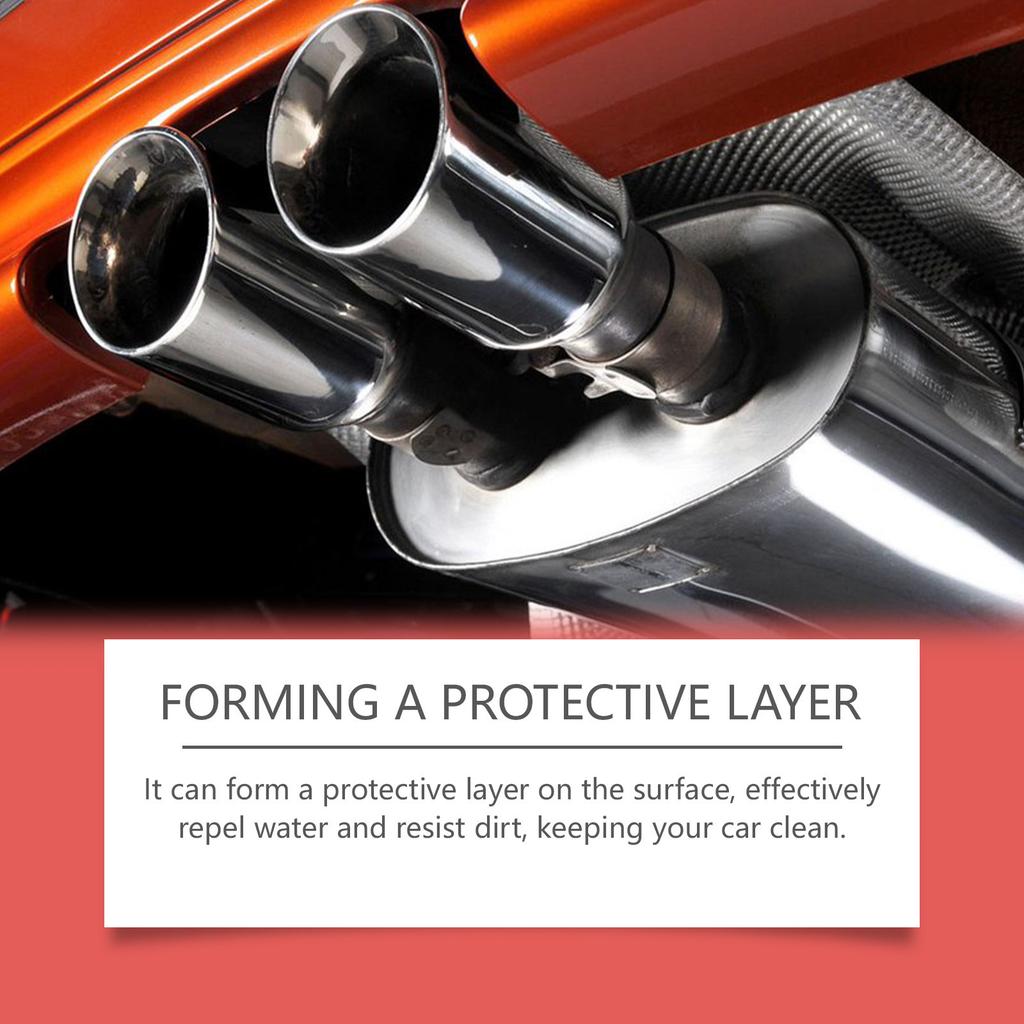 120ml Car Motorcycle Automobile Exhaust Pipe Car Exhaust Cleaner Spray - Heavy-Duty Degreaser & Rust Remover for Tailpipes