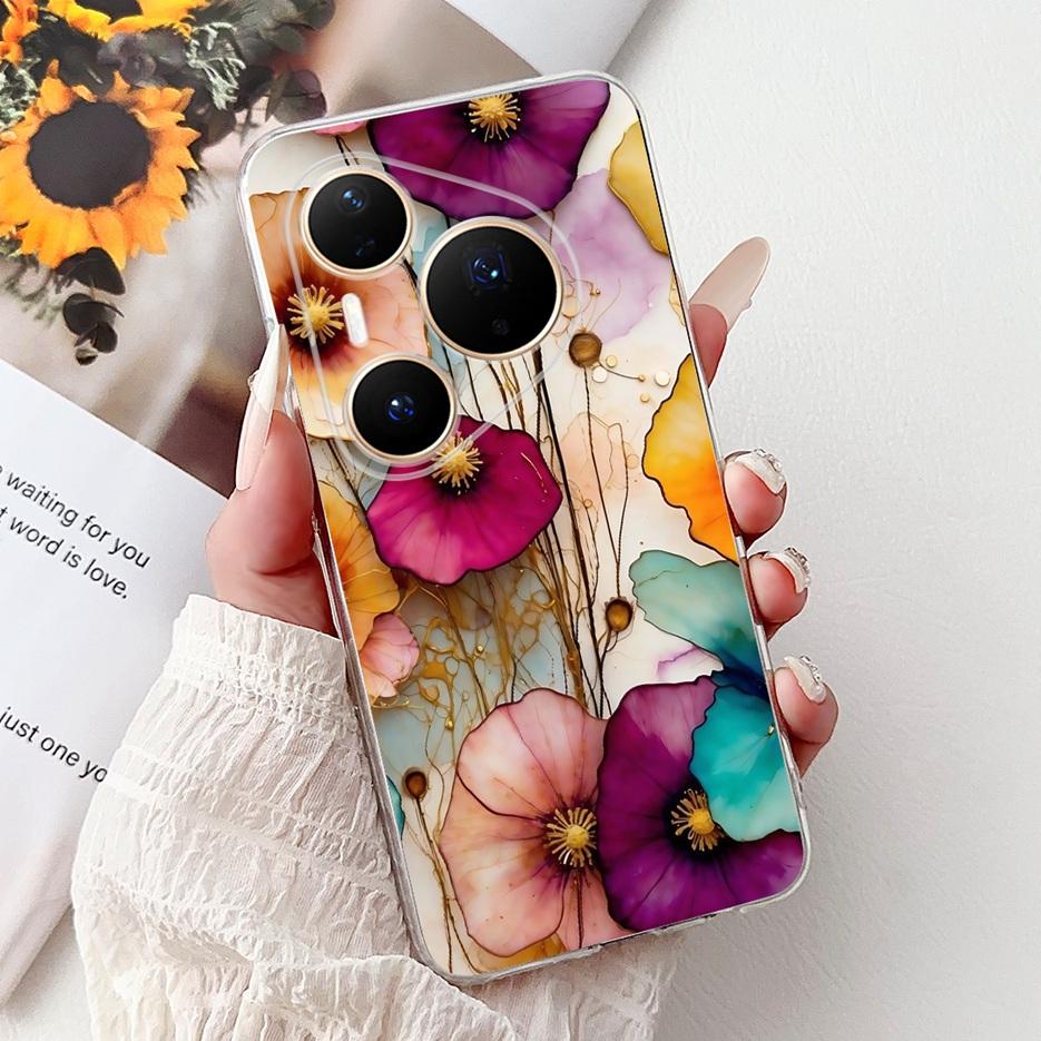 For Huawei P80 Pro Plus Case LMR-AL10 Cute Fashion Painted Cover Soft Slim Phone Case For Huawei Pura 80 Ultra Pura80 Pro+ Shell