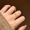 Xiaohongshu Chinese-Style Adjustable Gold Osmanthus Ring