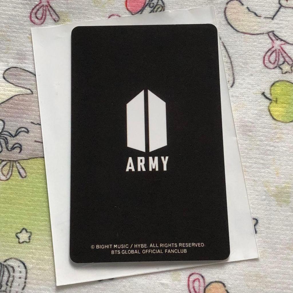 [USED] BTS Members-Only Happy JPFC Solo Album JIN Trading Card