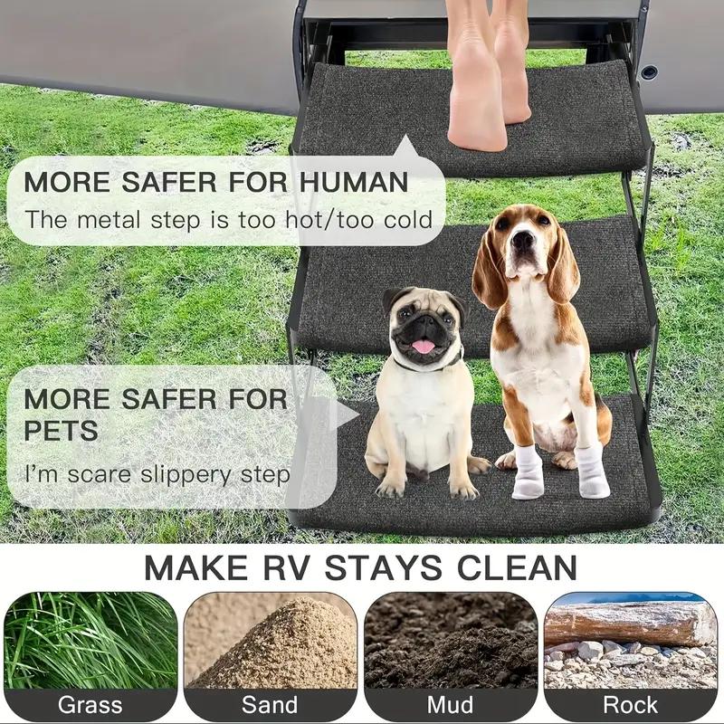 1PC Non-Slip Caravan Step Mat Easy Fit And Clean Motorhome Steps Accessory for RVAccessories