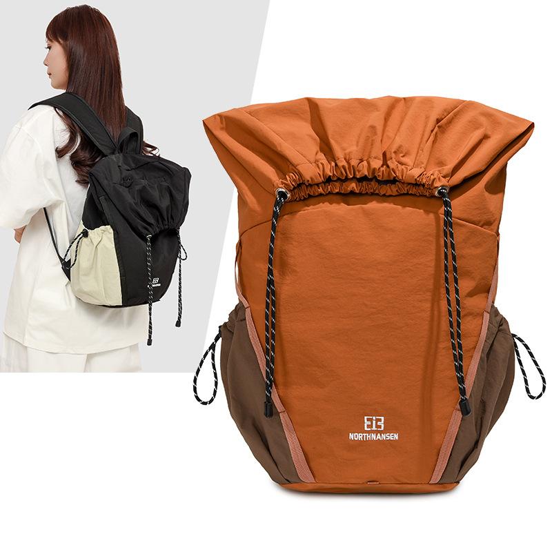 Schoolbag Outdoor Sports Backpack Men's Large Capacity Personality Lightweight Mountaineering Bag Short-distance Travel Bag Colored College Student 
