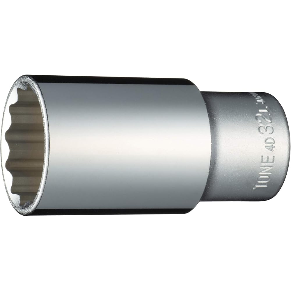 TONE Deep Socket HP4D-32L 12.7mm Drive 32mm Width 12-Point Socket