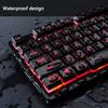 USB Mechanical Feel Keyboard And Game Mouse Set Headset Light Computer Desktop Wired Mouse Three-piece
