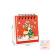 Adorable 2026 Cartoon Desk Calendar Mini; Pocket-friendly Christmas Gift and Desk Decor