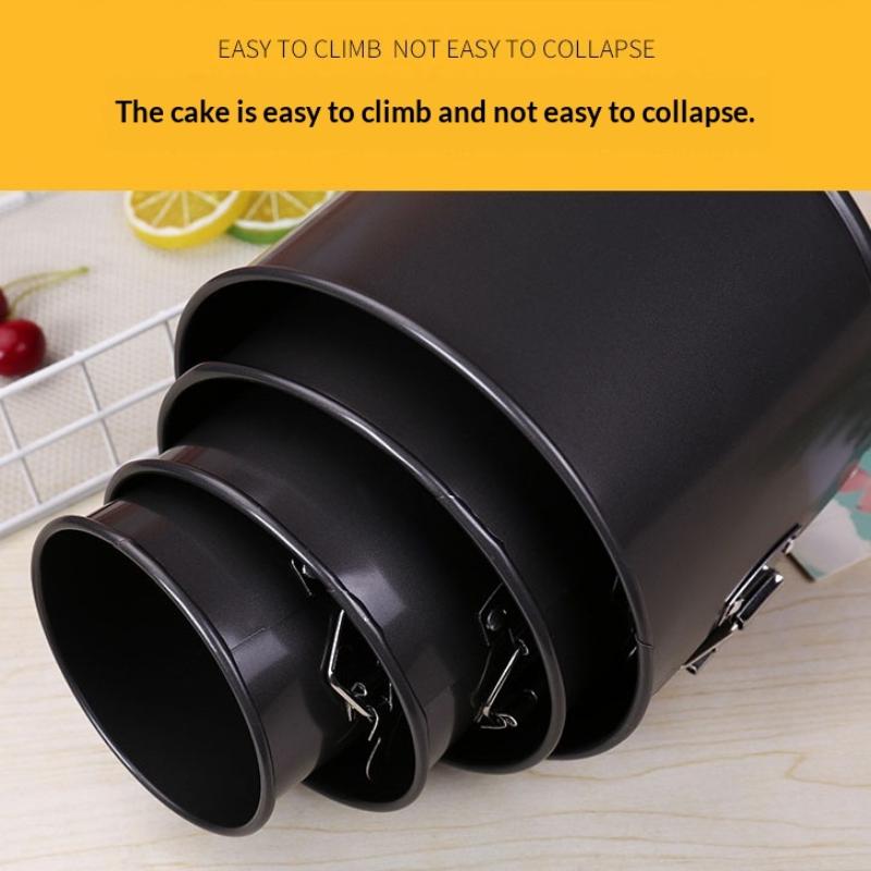 Removable Bottom Kitchen Accessories Carbon Steel Cakes Molds Round Cake Pan Ring Bakeware Non-Stick Bake Mould
