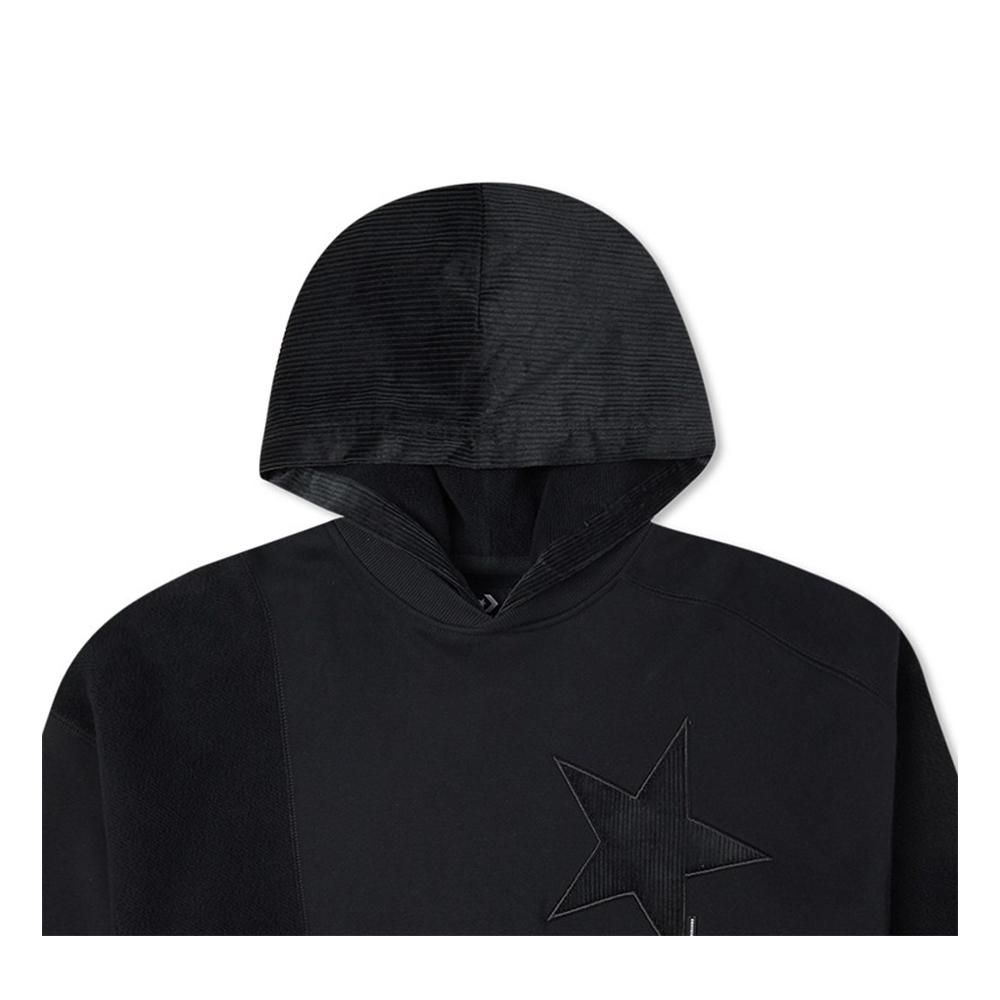 Converse Sweatshirts Women's Ink Black Hooded Moderate Regular 10023511-A02