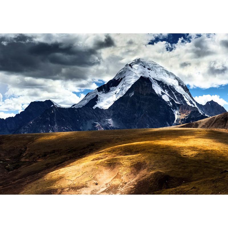 

Tibet Landscape Poster: Mountains, Rivers, Lakes Decorative Wall Art for Study/Bedroom White card paper (non-adhesive) 30*42 cm