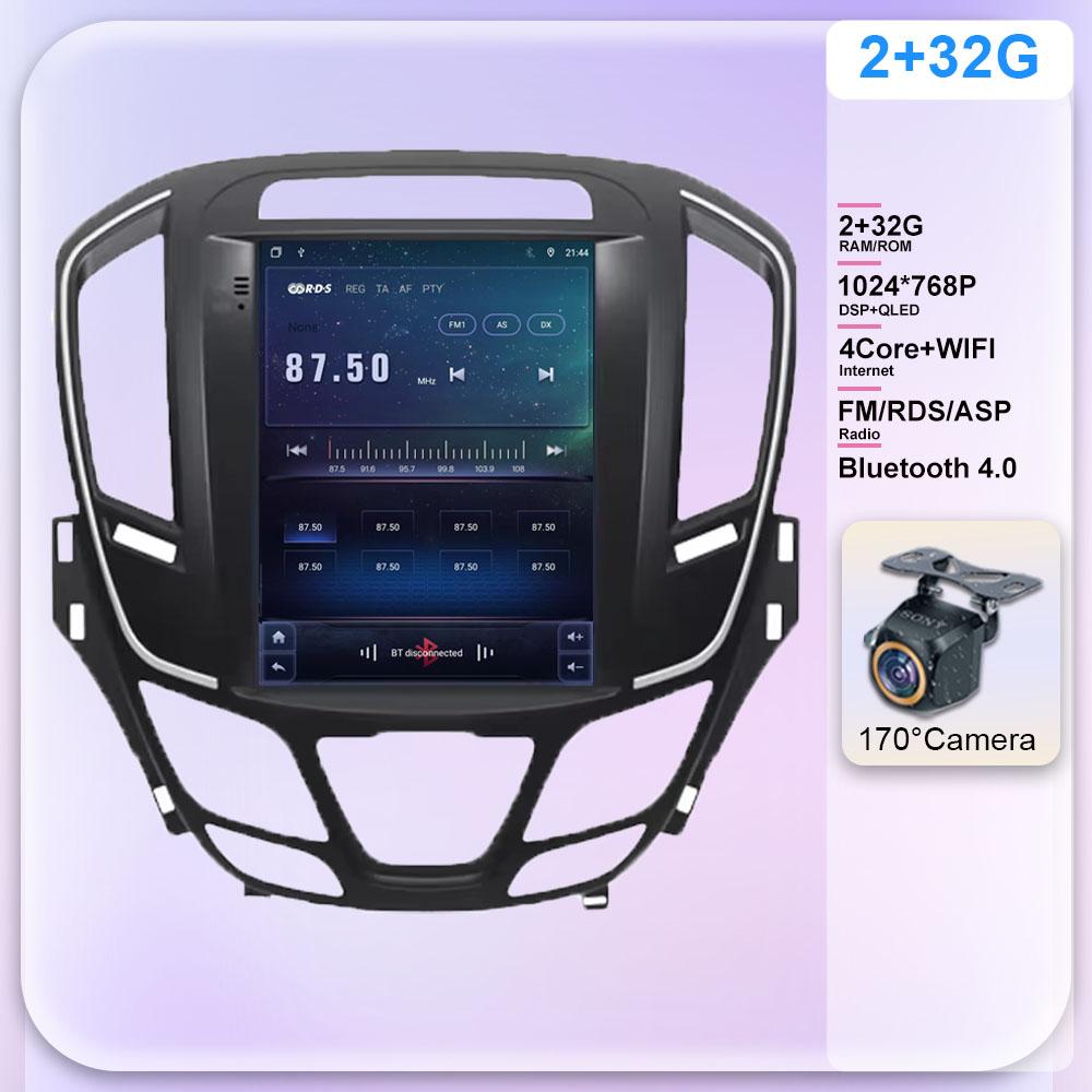 

9,7-дюймовый автомобильный Android для Buick Lacrosse Vorstelijke 2014-2018 высокопроизводительный процессор HDR QLED экран авто радио 5G WIFI BT нет 2Din