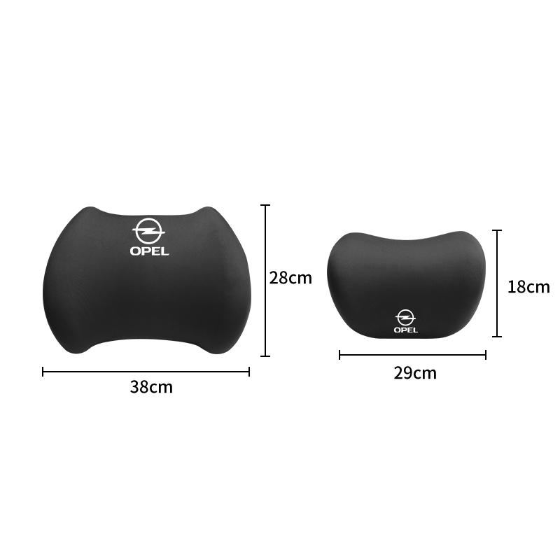 Car Headrest Neck Pillow Memory Foam Protective Lumbar Support For Opel Corsa Astra Insignia Vectra Zafira Meriva Mokka Vivaro