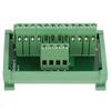 12 Position Power Distribution DIN Rail Mount Interface Module Breakout Board