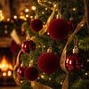 42-Piece Velvet Flocked Christmas Ball Set with Pendants - Bestseller Holiday Decorations