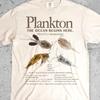 Plankton T-shirt | Copepode Mariene Biologie T-shirt, Vintage Oceaanwetenschap T-shirt, Japans Natuurhistorisch T-shirt, Natuur Nerd Cadeau, STEM Docent Cadeau