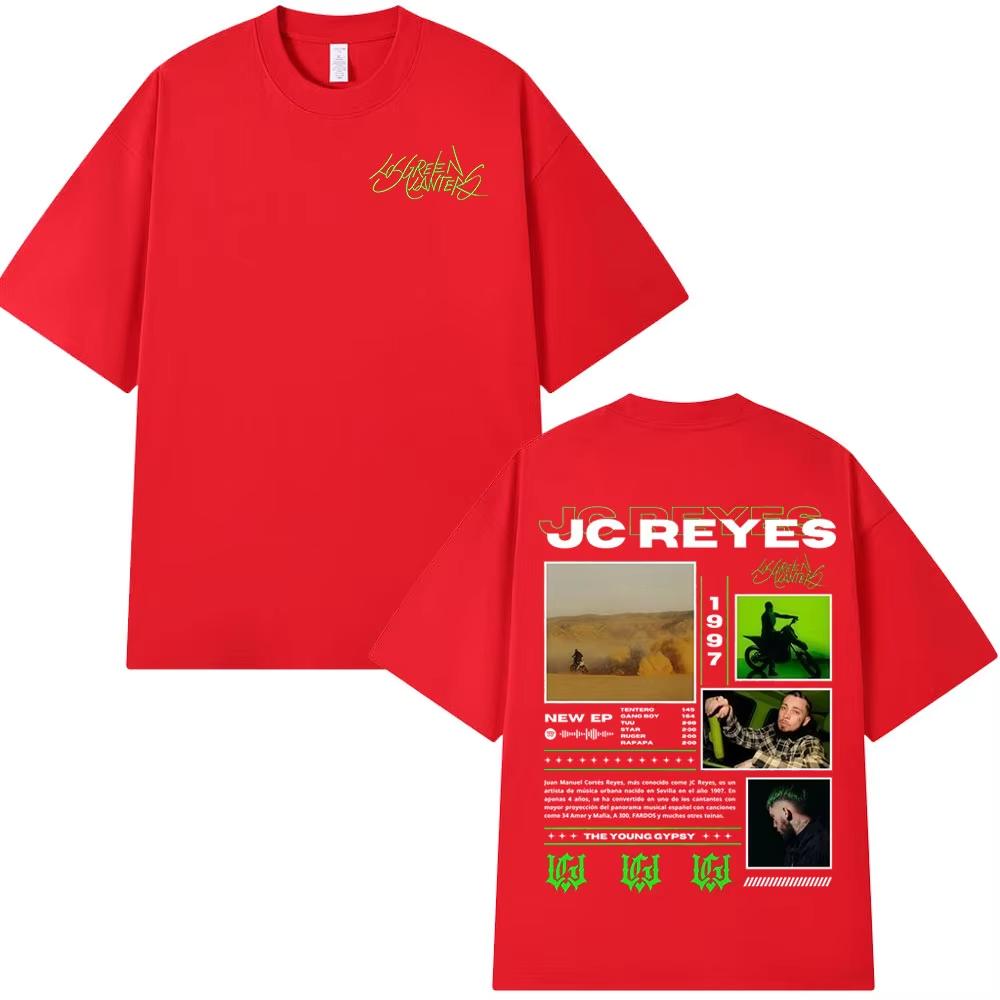 

Rapper Jc Reyes Album Merch Tshirts Unisex Women Fashion Hip Hop Tshirts High Quality Casual Short Sleeve T Shirt Streetwear 4XL