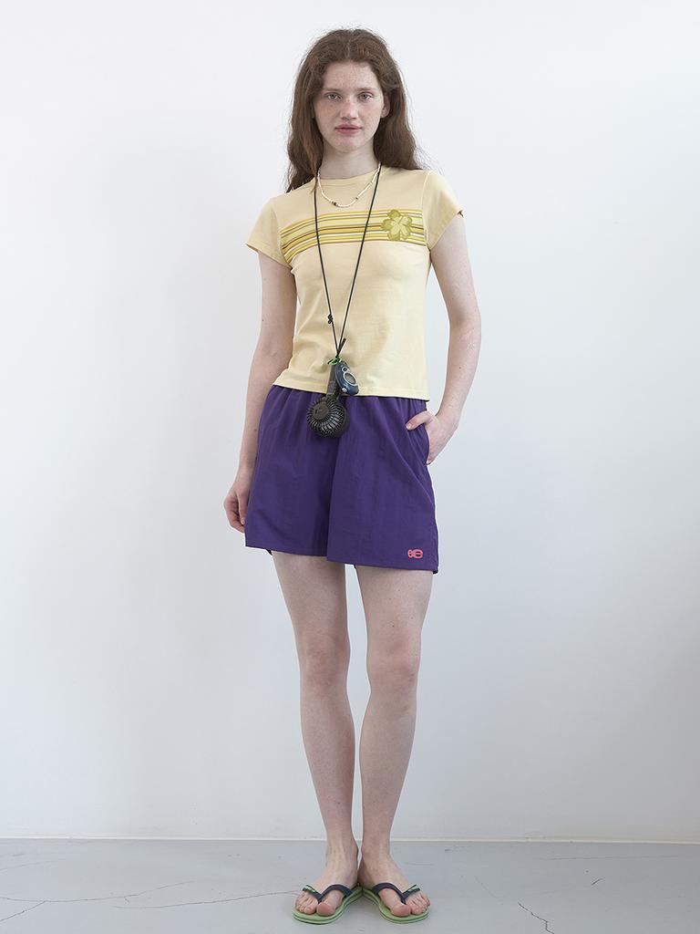ENZO BLUES Summer Essential Banding Shorts (Purple)