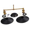 Vintage Industrial E27 Wall Light Lamp Holder with Lampshade for Home Hotel Decor (Double Head)
