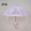 Vintage Lace Embroidery Umbrella Long Handle Lightweight Decorative Umbrella Wedding Party Bridal Dance Stage Performance Parasol Photography Props