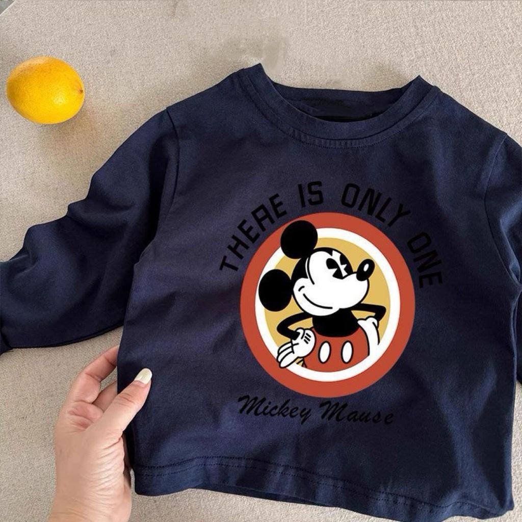Trendy Spring & Autumn Kids' Cotton Long Sleeve T-Shirt - Cute Design for Boys & Girls