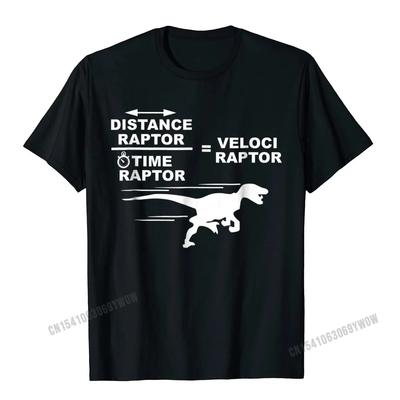 Distance Raptor Over Time Raptor  Velociraptor TShirt Camisas Men Cotton Tops T Shirt Custom Special Europe Tshirts