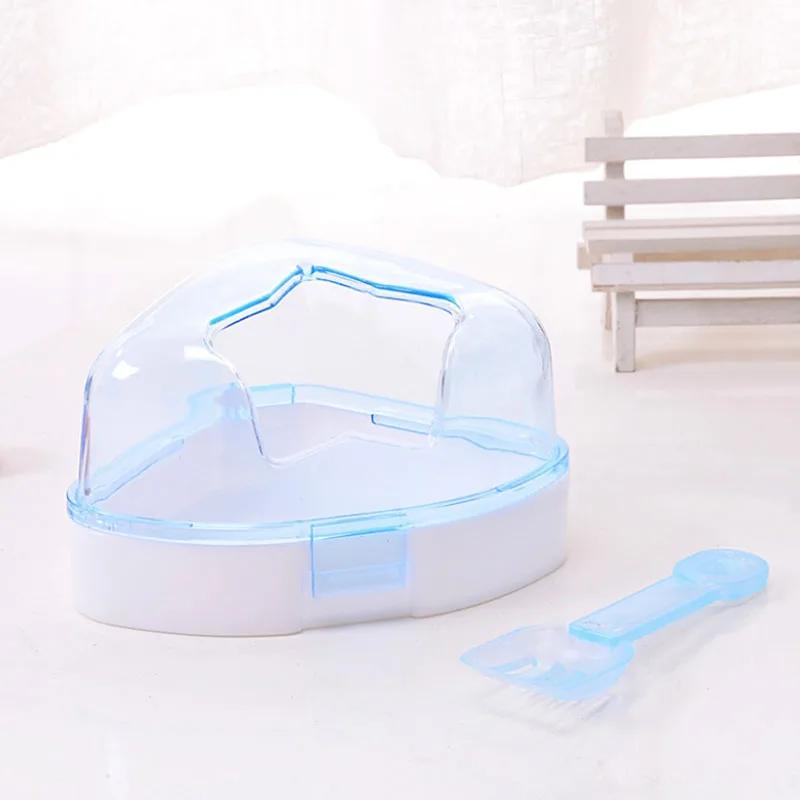 1pc Pet Hamster Box Bath Sand Room House Bathroom Cage Box for Hamster Mouse Toilet for Small Animal Pets Supplies