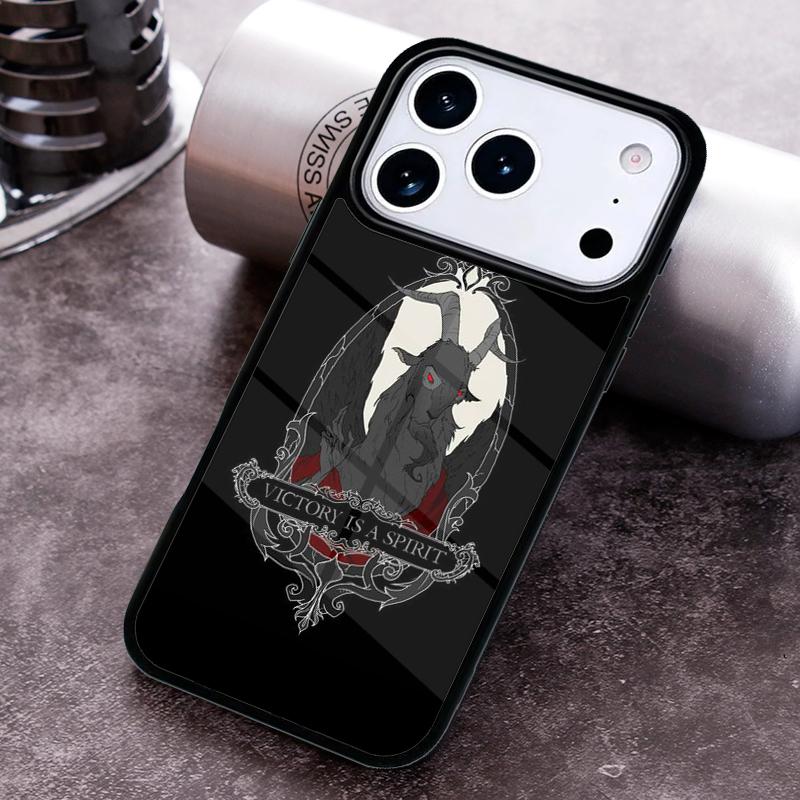 Gothic Witch Satan Phone Case for iPhone 17 16 15 Pro Max Air 14 13 12 11 Plus Shockproof Cover