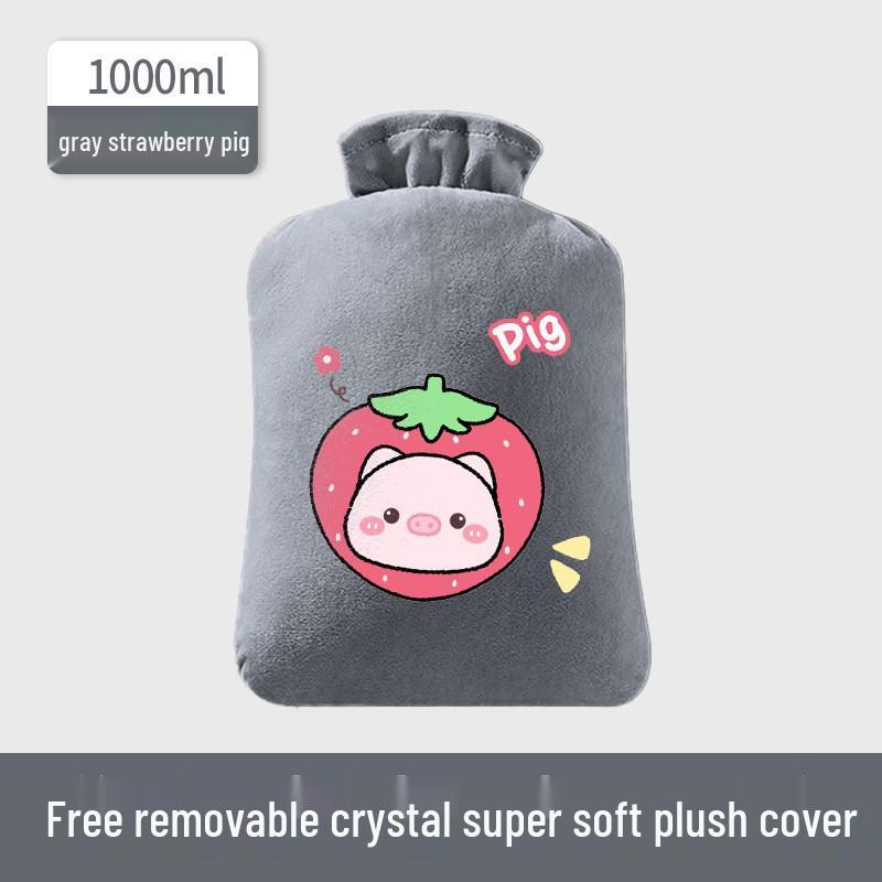 Extra Long Hot Water Bottle for Bed - Thickened Design for Warm Feet and Sleep Comfort