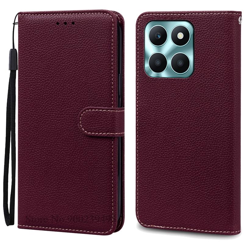For Honor X6B Case Leather Flip Wallet Case For Honor X6B Phone Case Book Cover For Honor X6B Housing Coque Fundas