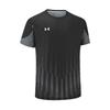 Under Armour Loose Striped Pullover Short Sleeve Solid Color Shorts Casual Sports Set Unisex Sets Black 24500507-001+23500203-001