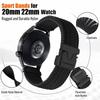 20mm 22mm Nylonový sportovní řemínek na hodinky Pro Samsung Gear S2/S3 Classic/Galaxy Watch7 6 5Pro 4 /Active 2 Tkaný pásek Prodyšný náramek